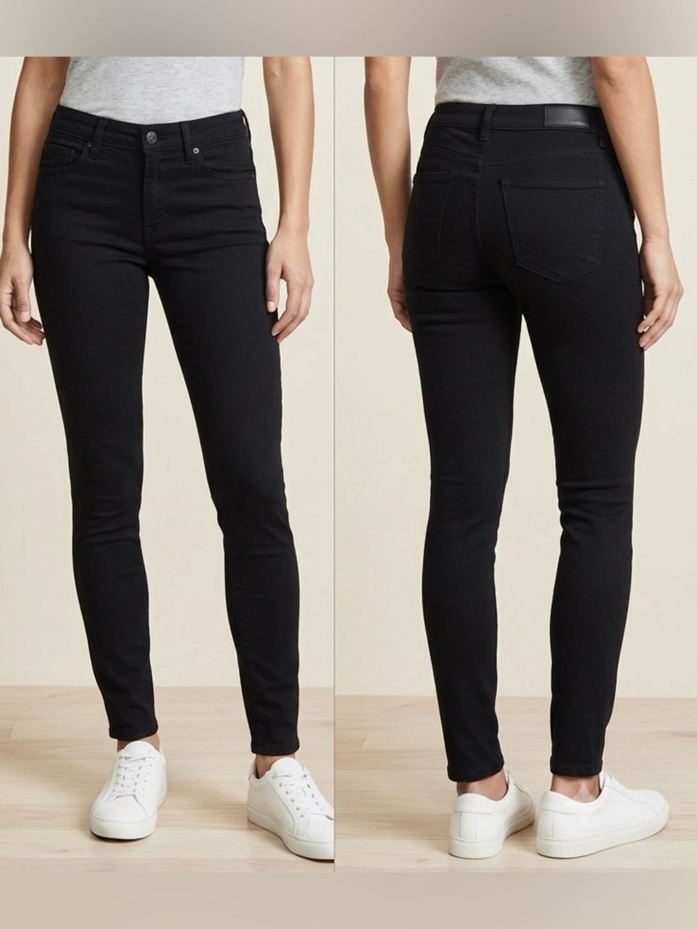 Express Black Mid Rise Skinny Jeggings